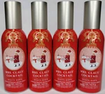 4 Bath & Body Works White Barn Mrs. Claus' Cocktail Concentrated Room Spray 1.5. Fixed Price $38.99.