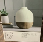 PROJECT62 White Top Faux Wood Grain Bottom Ultrasonic Essential Oil Diffuser. Fixed Price $28.99.