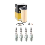 Wix Engine Oil Filter & Ngk Iridium Spark Plugs Kit For W203 C230 L4 Rwd 02. Fixed Price $67.95.