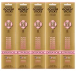 Gonesh Incense Sticks Extra Rich Collection - Rose 5 Packs (100 Total). Fixed Price $36.25.