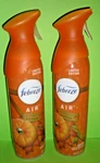 (2) Febreze Air Harvest Pumpkin Refresher Spray 8.8 Oz. Each Bottle. Fixed Price $19.77.
