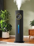 Black 8L Large Room Humidifier With Night Light & Essential Oil Diffuser. Fixed Price $115.99.