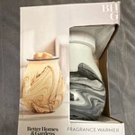 Better Homes & Gardens Ceramic Fragrance Warmer Storm White Gray Plug-in. Fixed Price $20.00.