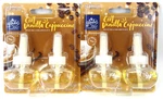 Glade Plugins Scented Oil 'cozy Vanilla Cappuccino' (4) Refills Factory Sealed. Fixed Price $24.88.