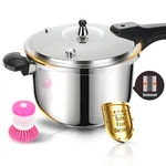 Stainless Steel Pressure Cooker, Peterboo 4 Quart Induction Compatible Thicke.... Fixed Price $85.64.