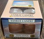 Yankee Pink Sands Tea Lights Box Of 12 New Scented Candles Home Decor. Fixed Price $12.00.