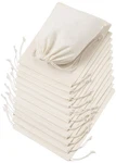 100% Cotton Muslin Drawstring Bags (8X10 Inch 12-PACK) Natural Unbleache.... Fixed Price $21.94.