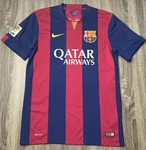 Barcelona 2014 2015 Home Football Shirt Soccer Jersey Nike 610596-422 Sz. Fixed Price $75.00.