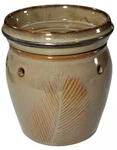Scentsy Quill Electric Wax Tart Warmer Brown 5"X 4" New Bulb Included Retired. Fixed Price $19.00.
