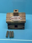 Mini Wood Cabin Incense Burner + 3 Balsam Fir Logs Refill Paines Usa. Fixed Price $12.77.