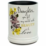 Daughter Beauty & Love Ceramic Stoneware Electric Large Jar Candle Warmer. Fixed Price $26.95.