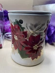 Better Homes & Gardens Embossed Poinsettia Scented Wax Warmer, Used Once... Fixed Price $24.45.