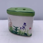 Vtg Rival Potpour-eeze Heart Electric Potpourri Crock 3203 Floral Garden. Fixed Price $75.19.