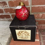 La-tee-da! Effusion Fragrance Lamp Primary Ceramic Red/ Gold. Fixed Price $49.99.