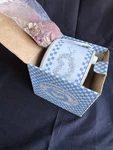 Rival Potpourri Crock Simmer Ceramic Checkered Odor Eliminator. Fixed Price $25.00.