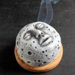 Incense Burner, Backflow Holder, With Sandalwood Cones Gift. Fixed Price $24.90.