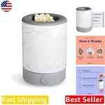 Elegant Ceramic Wax Melter, Marble Print, Auto Timer, Silicone Dish, 60-80 Chars. Fixed Price $94.49.