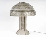 Saint Vincent Glass White Patina Grey Rene R.lalique Lamp. Fixed Price $16905.55.