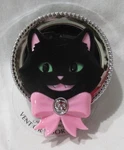 Bath & Body Works Scentport Car Vent Visor Clip Halloween Cat With Skull Bow. Fixed Price $30.31.