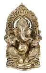 Brass Ganesha Statue God Hindu Lord Idol Elephant Figurine Sculpture. Fixed Price $137.97.
