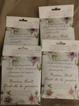 Lot Of 4 Two Pk Passion Fruit Scented Sachet Drawer Bags Air Freshener. Fixed Price $10.00.