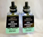 2 Sun Drenched Linen Bath & Body Works Wallflowers 0.8 Oz. Fixed Price $11.99.
