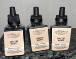 3 Bath & Body Works Concert Nights Wallflower Home Scent Oil Refill. Fixed Price $24.99.