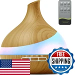 Hjthjt 500ML Essential Oil Diffuser Aroma Remote Control Hotel Spa Yoga. Fixed Price $43.22.