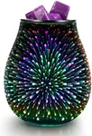 3D Glass Electric Wax Melt Warmer Oil Burner With Stable Heating Ptc Reusable.... Fixed Price $25.95.