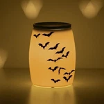 Let's Get Batty Scentsy Wax Warmer Retired Halloween Bats Summerween. Fixed Price $35.00.