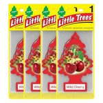 Little Trees Cardboard Hanging Car, Home & Office Air Freshener, Wild CHERRY-4PK. Fixed Price $9.20.