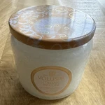 Voluspa Italian Bellini Candle White Glass Jar W/metal Lid 4.5 Oz. New. Fixed Price $14.99.