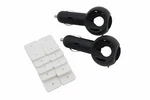 Ecogecko 2 Pack Car Air Freshener Electric Essential Oil Diffuser With 5 Pads. Fixed Price $12.99.