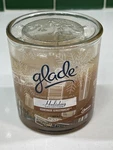 Glade 2009 Holiday Collection Candle Homemade Gingerbread Scent 4OZ Nos. Fixed Price $6.95.