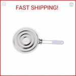 Hic Kitchen Heat Diffuser Reducer Flame Guard With Removable Handle, Stainless. Fixed Price $10.99.