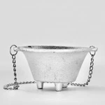 Vrinda Aluminum Cauldron Charcoal Sage Burner Made India. Fixed Price $18.99.
