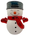 Bath & Body Works Joyful Glitter Snowman With Red Scarf 3-WICK Candle Holder. Fixed Price $33.60.