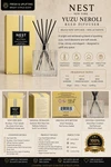 Nest Ny Diffuser Fragrance Sunlit Yuzu Neroli, Reeds 5.9OZ, Semi Discontinued. Fixed Price $79.00.