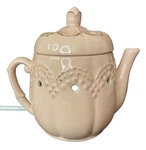 Scentsy Premium Teapot Warmer Dusty Rose Elec. Bulb Wax Incl. Retired Vtg. Fixed Price $19.59.