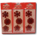 Lot Of 3 Yankee Candle Sparkling Cinnamon Scented Snowflakes Christmas. Fixed Price $18.00.
