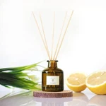 Pristine Lemongrass Reed Diffusers For 1.6 Oz, Moss Brown And Cream Sticks. Fixed Price $22.72.