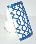 Yankee Candle Indigo Fretwork Electric Scent Plug Diffuser Blue Holder Unit New. Fixed Price $9.99.