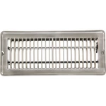 1FL0410SN-NH Home Impressions In. X Satin Nickel Steel Floor Register. Fixed Price $46.21.