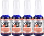Scent Bomb 100% Oil Based Concentrated Air Freshener Spray, Mango Tropical, 4 Pk. Fixed Price $16.33.
