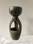 Large Oil Burner Glazed Ceramic Melt Aromatherapy Fragrance 12 Green. Fixed Price $29.00.