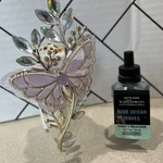 Lilac Purple Butterfly Wallflower Plug In Gems Bath & Body Works Blue Ocean Wave. Fixed Price $23.99.