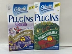 Vintage Glade Plug-ins Refills Sugarplum Dream And Holiday Evergreen. Fixed Price $19.70.
