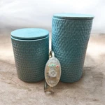 Gold Canyon Ceramic Electric Candle Pod/ Tart Warmer- Aqua BLUE-MODEL-83445-NEW. Fixed Price $40.00.