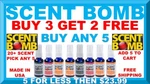 (buy 3 Get Free) Scent Bomb 100% Concentrated Air Freshener 20+, Pick Any 5. Fixed Price $7.95.