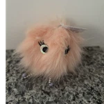 Pink Faux Fur Animal Key Chain Accent Bath Body Sanitizer Holder. Fixed Price $16.95.